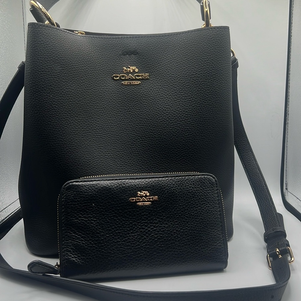 Coach Bucket Tote + Wallet